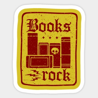 Books Rock Sticker